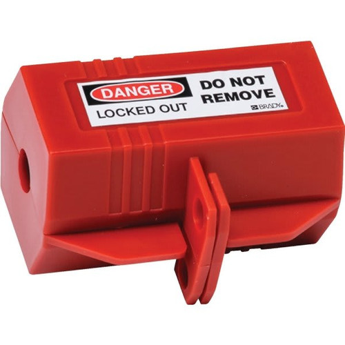 Brady Plug Lockout 2h X 4.61w X 0.5dia X 2d