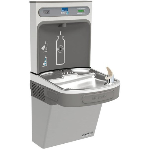 Elkay Ezh2o Bottle Filling Station/ADA Cooler, Lt Gray, 8 Gph, Indoor Use