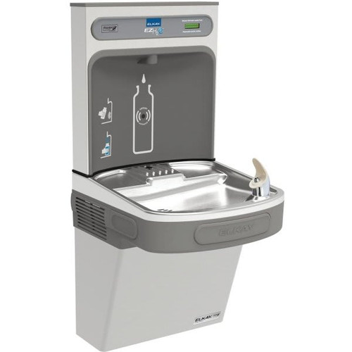 Elkay Ezh2o Bottle Filling Station And Ada Cooler, Nonfiltered, 8 Gph, Ss
