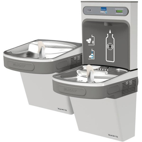 Elkay Ezh2o Bottle Filling Station And Bi-Level Cooler, Nonfiltered, 8 Gph
