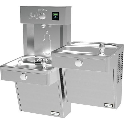 Halsey Taylor Bottle Filling Station And Reverse Cooler, Nonfiltered, Refrig