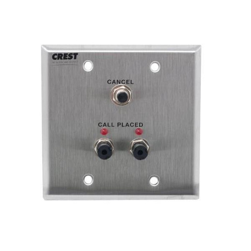 Crest Healthcare Replacement Cornell Bedside Station, Dual 1/4 Inch Phone Jack