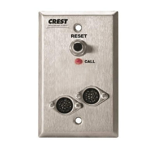 Crest Healthcare Replacement Call Patient Station For Jeron, Dual Jack, 1-Gang