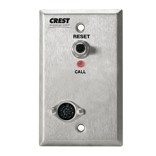 Crest Healthcare Jeron 8-Pin Call Placed Light And Reset Button Patient Station