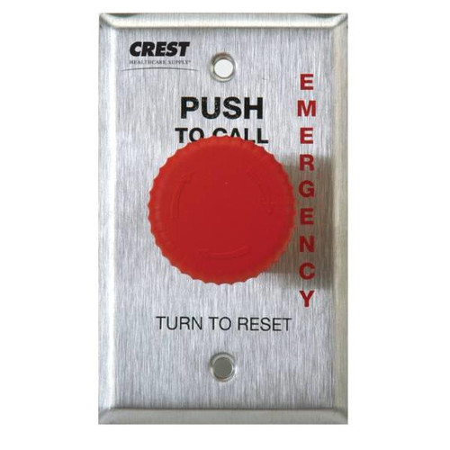 Crest Healthcare Universal Emergency Locking Push Button Station Replacement