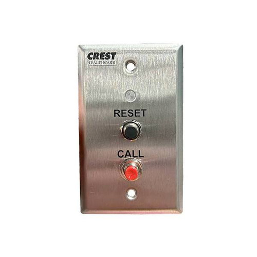 Crest Healthcare Rauland Nurse Call Patient Room Station Pushbutton Style