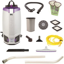 ProTeam GoFit 10,10 qt. with Xover Multi-Surface Two-Piece Wand Tool Kit 120 Volt Commercial Backpack