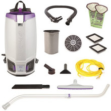 ProTeam GoFit 10,10 qt. with Xover Multi-Surface Telescoping Wand Tool Kit 120 Volt Commercial Backpack