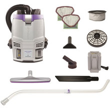 PROTEAM Gofit 3 Cordless Commercial Backpack Vacuum W/xover Telescoping Wand Kit