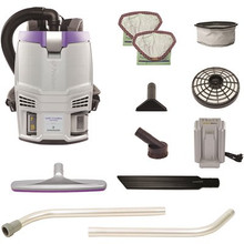 PROTEAM Gofit 3 Cordless Commercial Backpack Vacuum W/xover Two-Piece Wand Kit