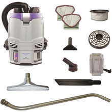 PROTEAM Gofit 3 Cordless Commercial Backpack Vacuum W/aviationvac 1.5" Tool Kit