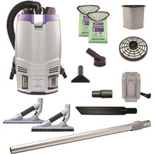 PROTEAM Gofit 6 Cordless Com Backpack Vacuum W/problade Hard/carpet Tool Kit