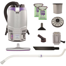 PROTEAM Gofit 6 Cordless Cm Backpack Vacuum W/xover Ms Telescoping Wand Tool Kit