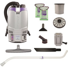 PROTEAM Gofit 6 Cordless Com Backpack Vacuum-Xo Performance Telescoping Wand Kit