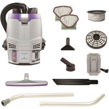 PROTEAM Gofit 3 Cordless Com Backpack Vacuum W-W/xover Two-Piece Wand Kit