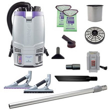 Proteam Gofit 6 Cordless Backpack Vacuum W/problade Hard Surface/carpet Tool Kit