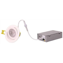 Halco Proled Select Direct Fit Gimbal 4" Downlight, 12w, Selectable Cct, White