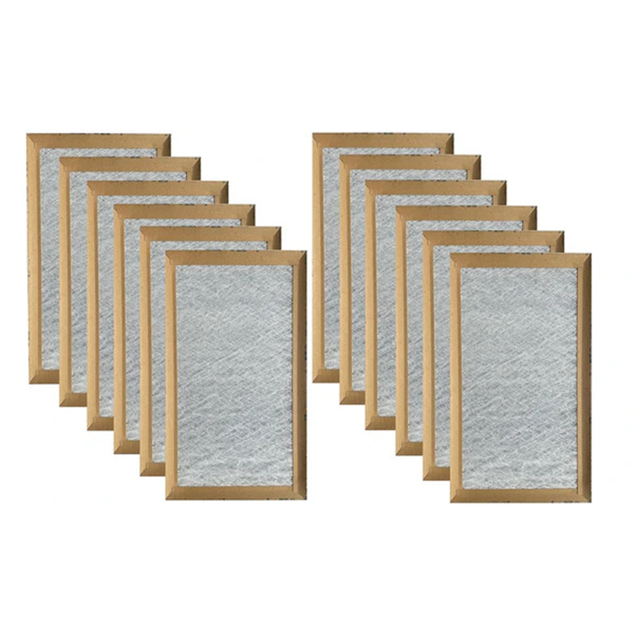 16" x 20" x 1" Disposable Dual-Density Fiberglass Filter Panel, MERV 4/5 12 pk