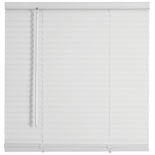 1 In. Vinyl 47 In. X 64 In. Light Filtering Blind, White (Actual Size 46.5 x 64)