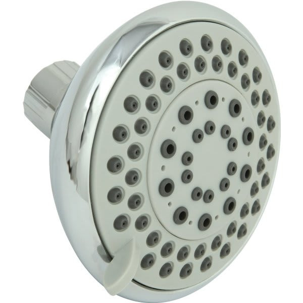 Seasons 5-Spray Patterns 4 In. Wall Mount Fixed Showerhead In Chrome