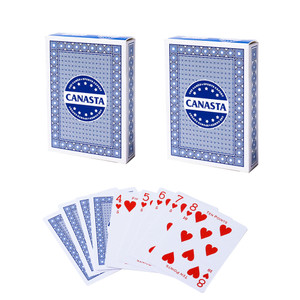 2-Deck Canasta Playing Cards (Blue)