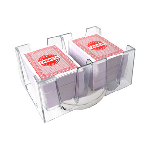 6-Deck Revolving Card Tray Holder