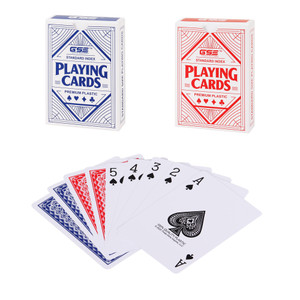 2-Deck Poker Size Plastic Playing Cards (Standard Index)