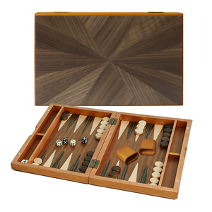 11-Inch Premium Focus Style Inlay Backgammon Game Set