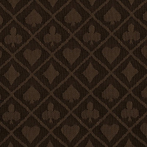 Two-Tone Poker Table Suited Speed Cloth. Casino Table Cloth  (Chocolate)