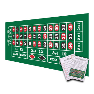 36" x 72" Portable Casino Roulette Tabletop Layout Mats,Casino Table Top Felt