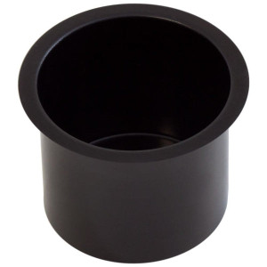 Jumbo Aluminum Drop-in Cup Holders for Casino Poker Tables, Desk, Boats, RV Cars(Black)