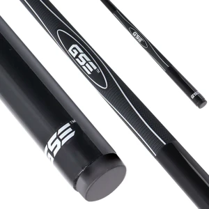 58-Inch Black Fiberglass Composite Billiard Pool Cue Stick