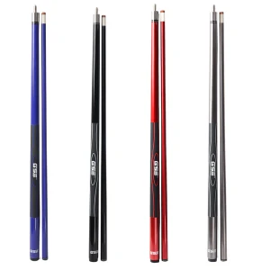 Set of 4 Fiberglass Composite Billiard Pool Cue Sticks