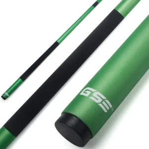 58-Inch Matte Green Fiberglass Composite Billiard Pool Cue Stick