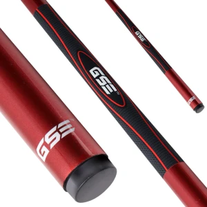 58-Inch Red Fiberglass Composite Billiard Pool Cue Stick