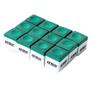 Green Billiard Pool Cue Chalks