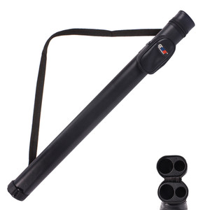 1x1 Deluxe Pool Cue Stick Carrying Case-Black
