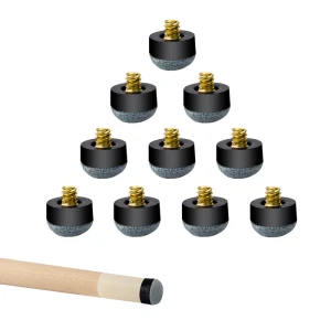 Screw-on Soft Pool Cue Tips