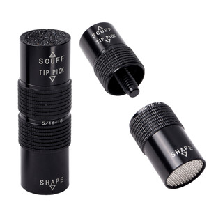 4-in-1 Pool Cue Tip Tool with 5/16-18 Joint Protector