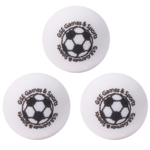 Regulation Size Foosball Table Replacement Balls (White)