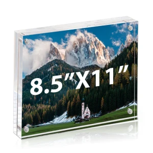 8.5x11 Inch Acrylic Picture Frames