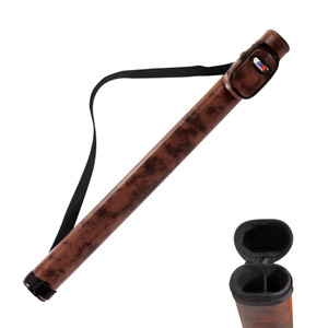 1x1 Pool Cue Stick Carrying Case-Brown