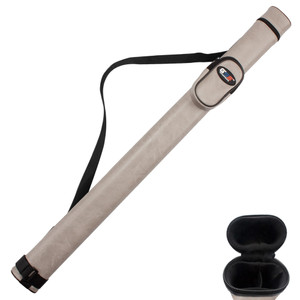 1x1 Pool Cue Stick Carrying Case-Grey