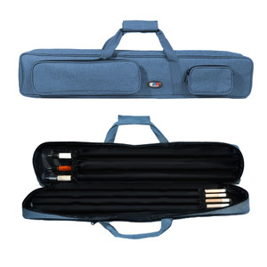 3x4 Soft Pool Cue Stick Carrying Case-Blue