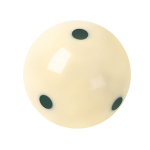 2-1/4" 6 Dot Training Cue Ball-Green