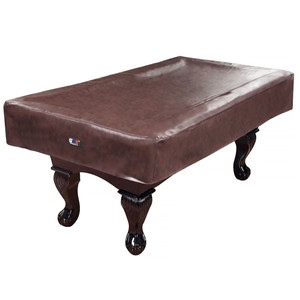 Brown Heavy Duty Leatherette Pool Table Cover
