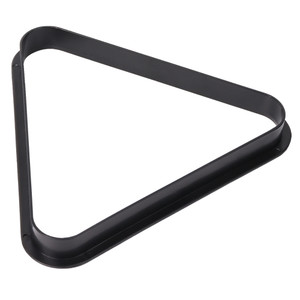 Plastic 8-Ball Triangle Ball Rack (Black)