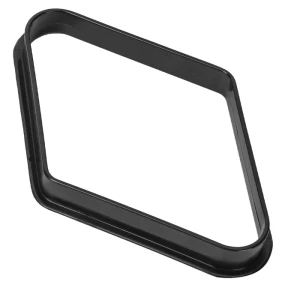 Plastic 9-Ball Diamond Ball Rack(Black)