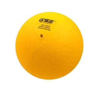 Playground Balls,Kickball, Bouncy Dodge Ball,Handball for Indoor and Outdoor(Yellow)