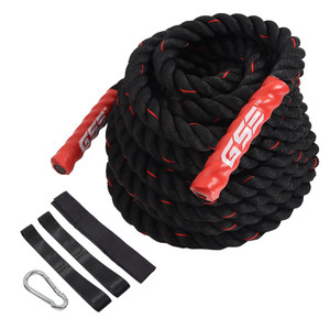 2" Diameter Battle Rope, Workout Battle Ropes with Anchor Strap